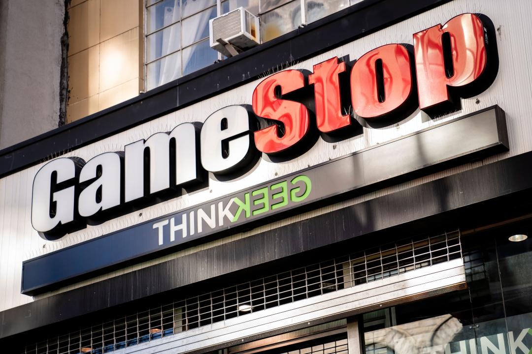 FILE - A GameStop store in New York is shown on Jan. 28, 2021. GameStop and AMC were considered to be somewhat antiquated when small investors latched onto them in late 2020 and early 2021. (AP Photo/John Minchillo, File)