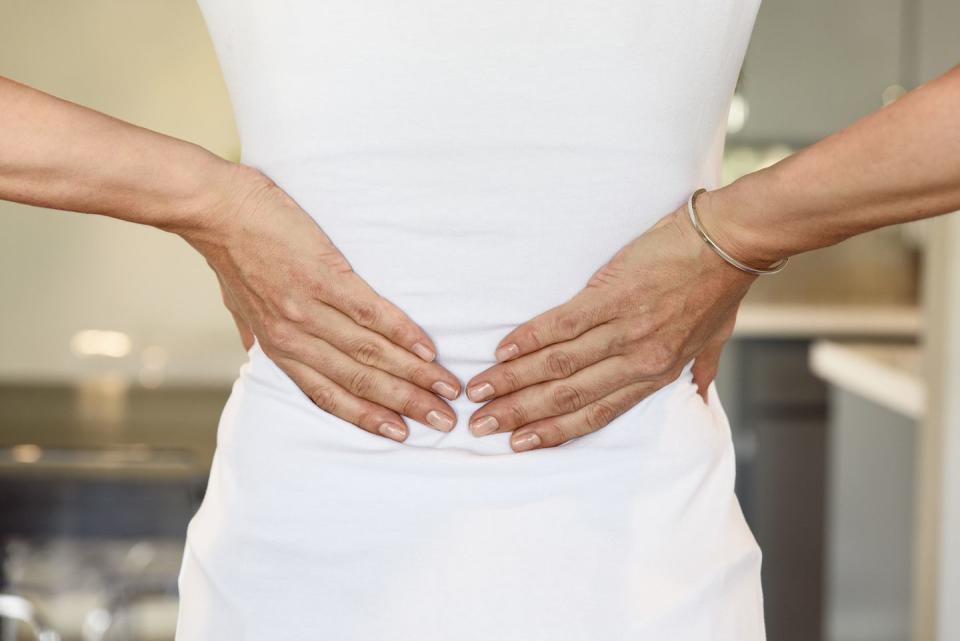 3) Nagging back or stomach pain