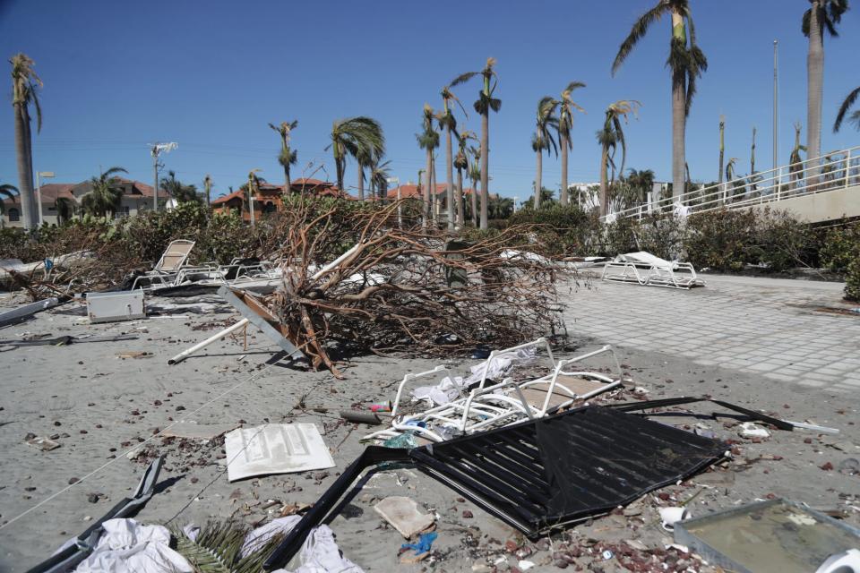 Damage from Hurricane Ian can be seen on Sanibel and St. James City on Friday, Sept. 30, 2022. 