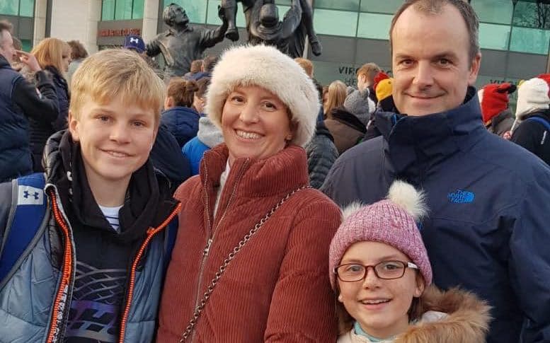 Ben Nicholson with wife and two children who were killed in a terrorist attack in Sri Lanka - Facebook