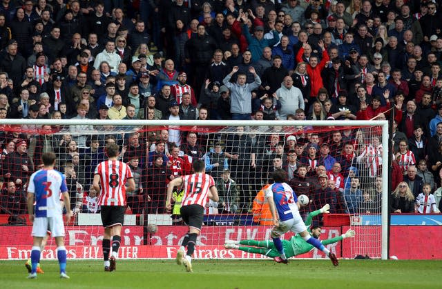 Ben Brereton Diaz put Blackburn in front from the penalty spot