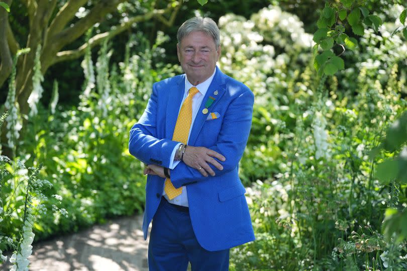 Alan Titchmarsh, who has presented gardening shows for over four decades, has been banned from appearing on one of the BBC's biggest shows by his wife Alison