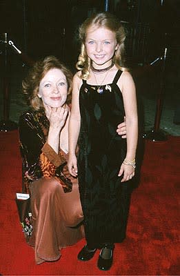 Frances Fisher and Gowned Child at the Mann's Village Theatre premiere of Warner Brothers' Space Cowboys