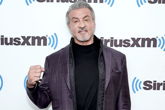 <p> Jamie McCarthy/Getty</p> Sylvester Stallone in 2022