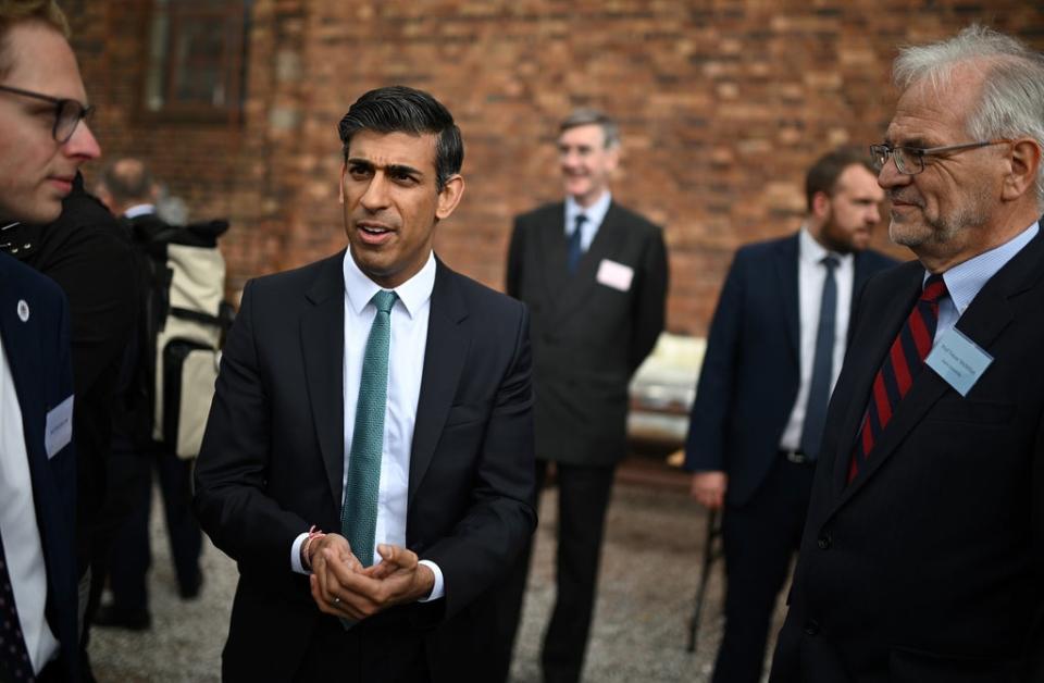 Chancellor Rishi Sunak said he is not ‘naturally attracted’ to a windfall tax, but he would be ‘pragmatic about it’ (Oli Scarff/PA) (PA Wire)