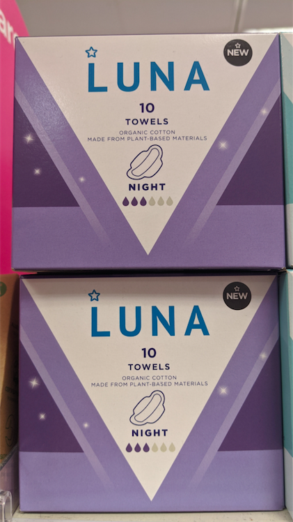 The sanitary towels are also made from plant-based materials. (SWNS)