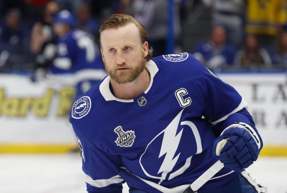 Captain Steven Stamkos says the Lightning are focused on the task at hand.