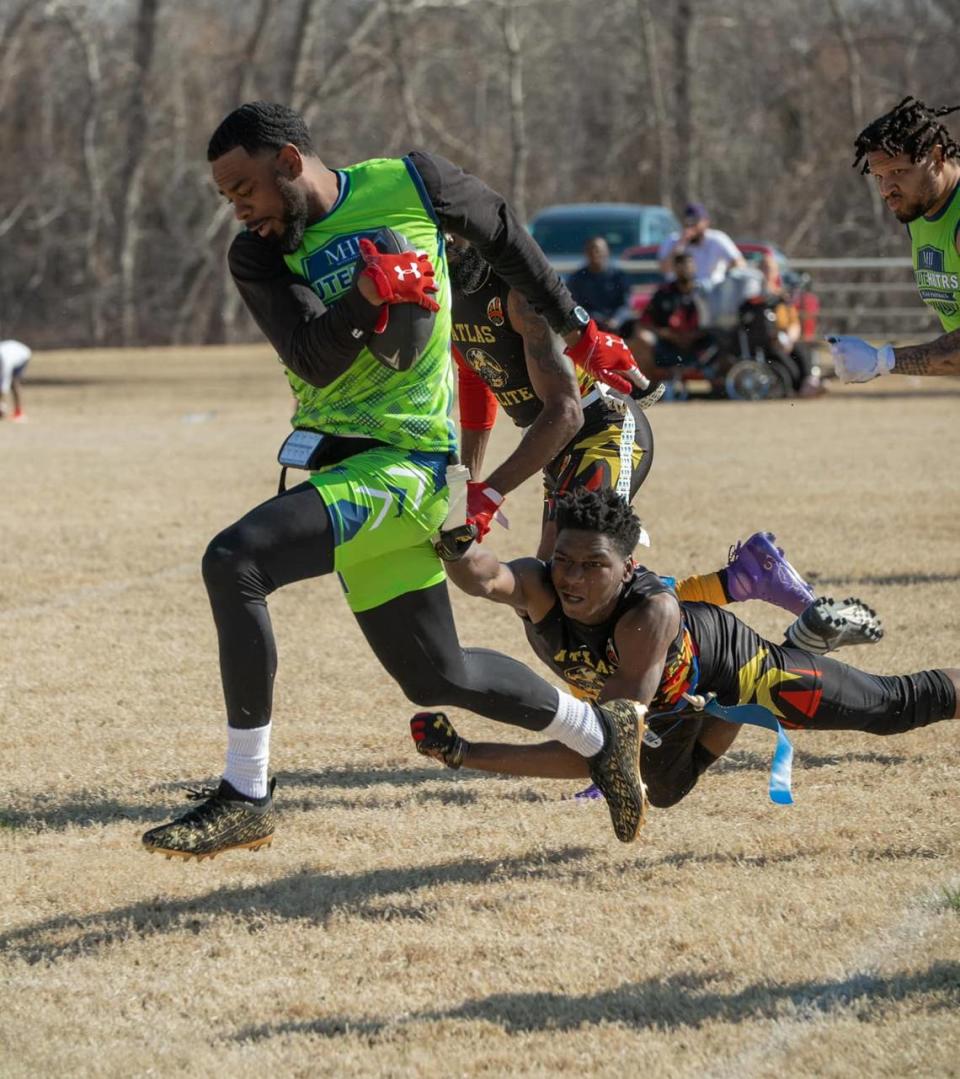 The Wichita Flag Football Association has been growing in popularity and Wichita native Breece Hall, a NFL running back, has now sponsored a team in the league.