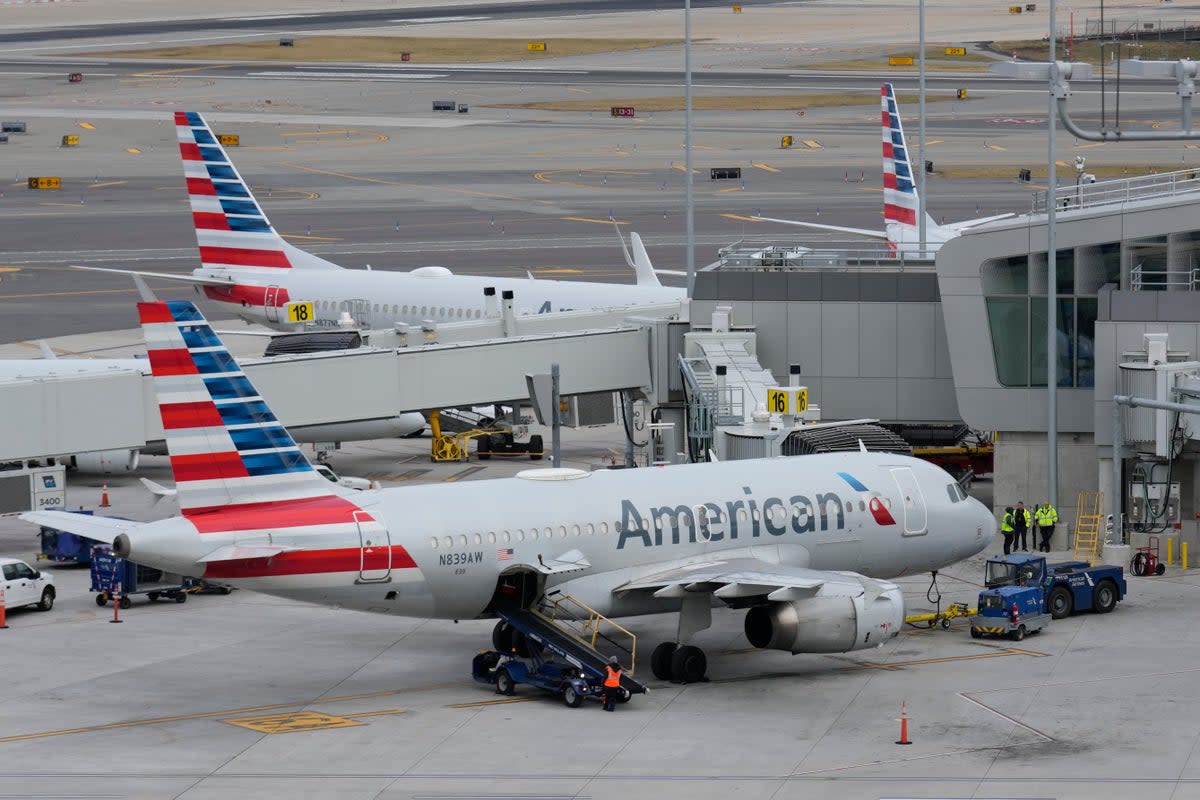 American Airlines flight attendant arrested for filming minors in plane toilet (Copyright 2023 The Associated Press. All rights reserved.)