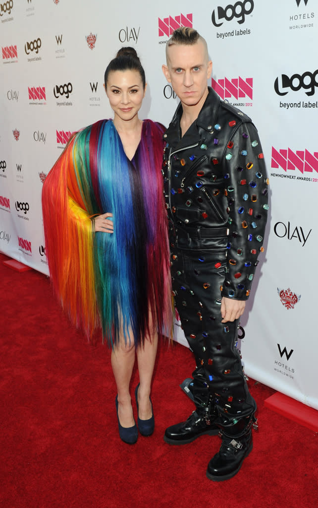 China Chow and fashion designer Jeremy Scott