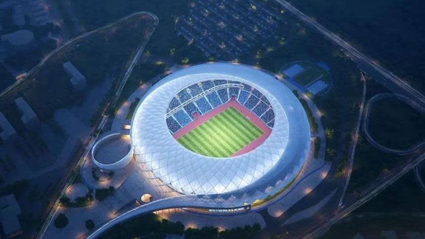 Imagen del proyecto del Estadio Nacional de El Salvador