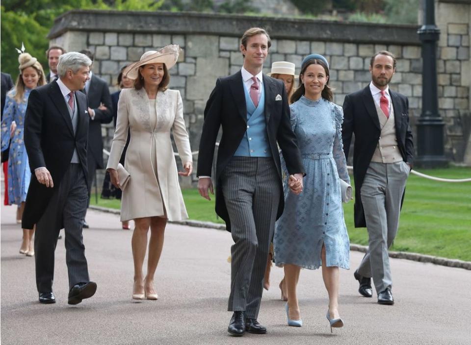 Pippa Middleton Arrives at Lady Gabriella Windsor’s Royal Wedding