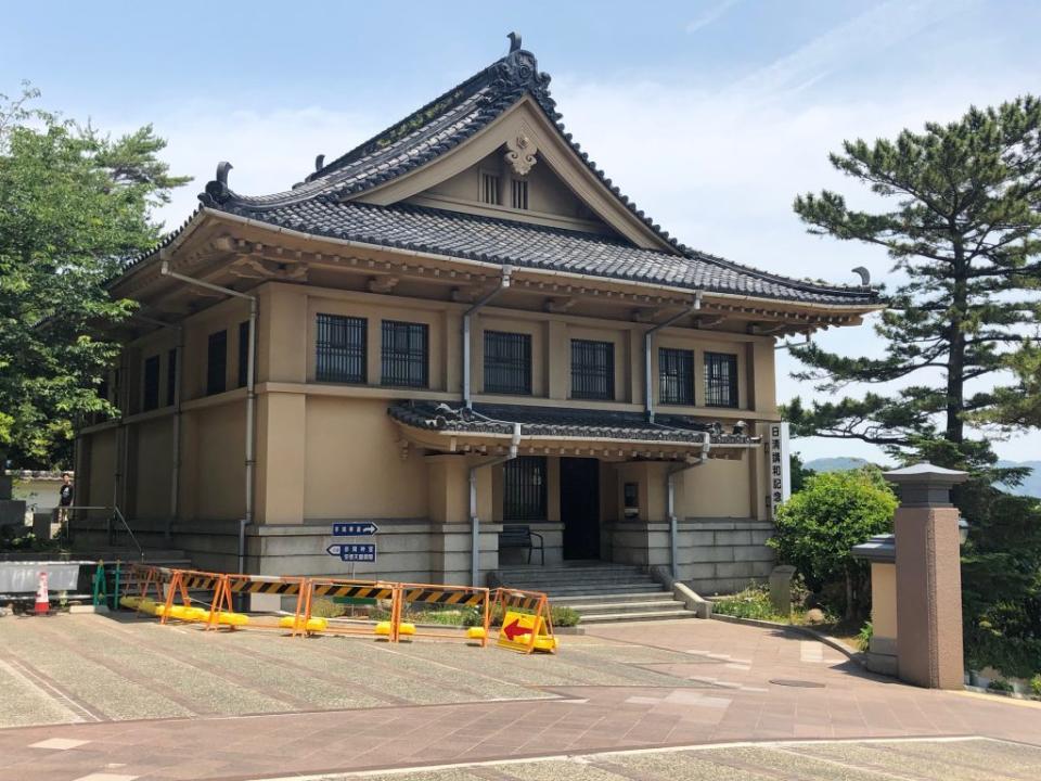 日清講和紀念館內展示當年中日簽署馬關條約的情景與文物。