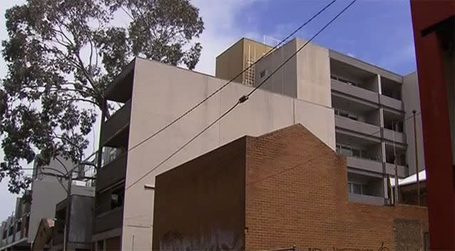 The pair were found in the Collingwood apartment complex. source: 7 News