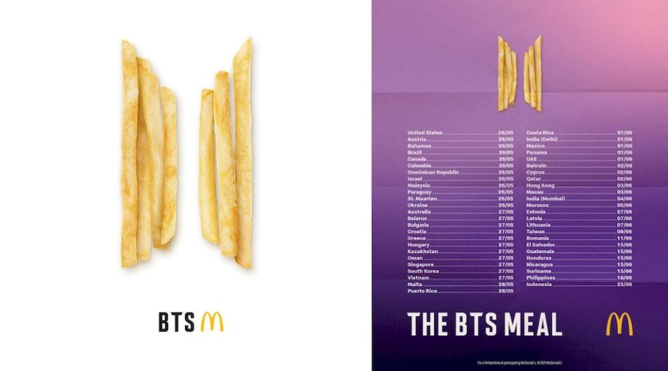 The BTS Meal is set to ‘tour’ nearly 50 countries and Malaysia will be its first Asian stop. — Pictures courtesy of McDonald’s Malaysia