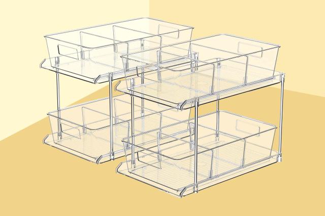  STORi Audrey Stackable Clear Bin Plastic Organizer