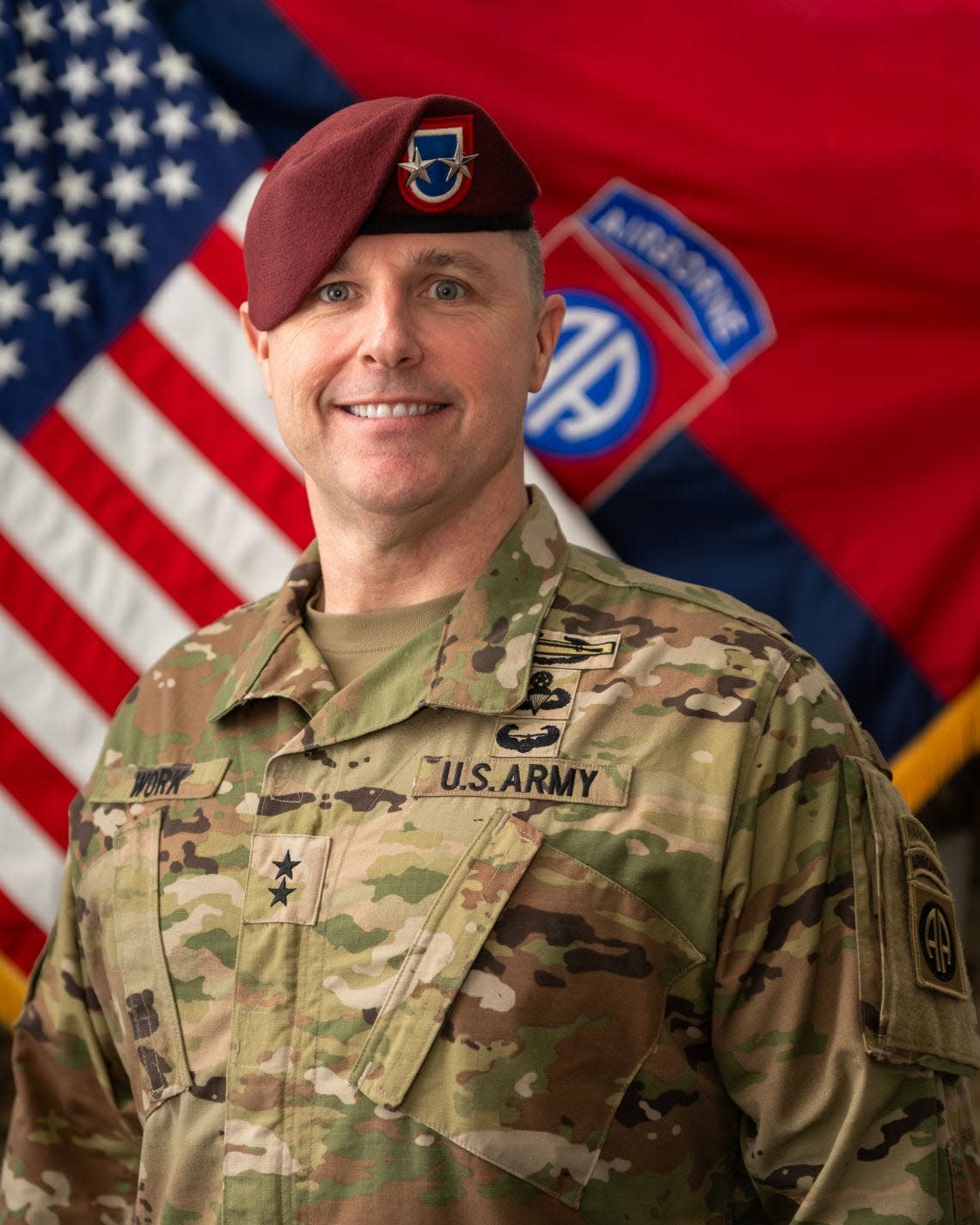 Maj. Gen. J. Patrick Work has led the  82nd Airborne Division since November 2023.