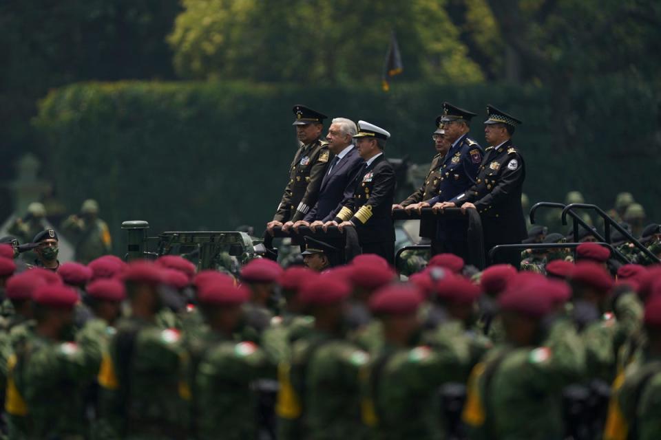 MÉXICO-MILITARES REFORMA (AP)