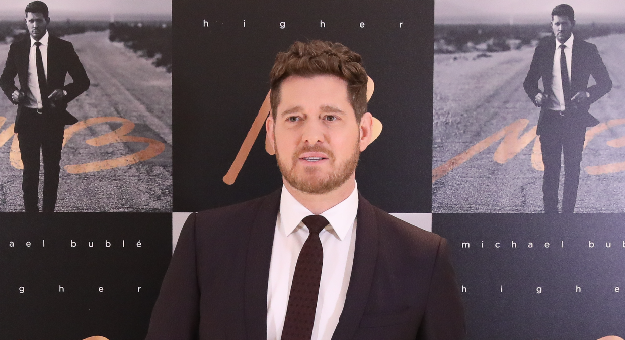 Michael Bublé's son Noah was diagnosed, aged three, with liver cancer in 2016. (Getty Images)