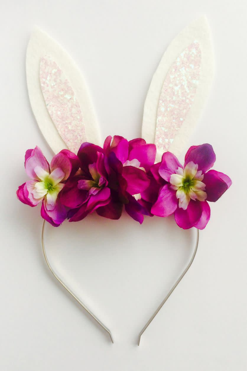 Bunny Ears with Flowers
