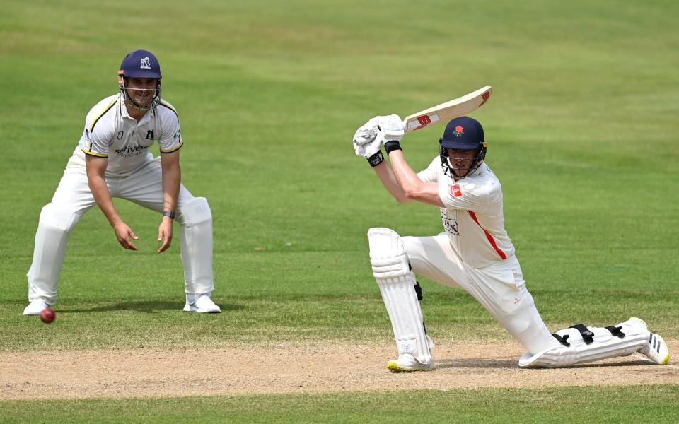 Luke Wells of Lancashire bats during day four of the LV= Insurance County Championship match between Warwickshire and Lancashire at Edgbaston on June 15, 2022 - Ben Stokes and Brendon McCullum tell counties to embrace ‘Bazball’ revolution - Gareth Copley/Getty Images