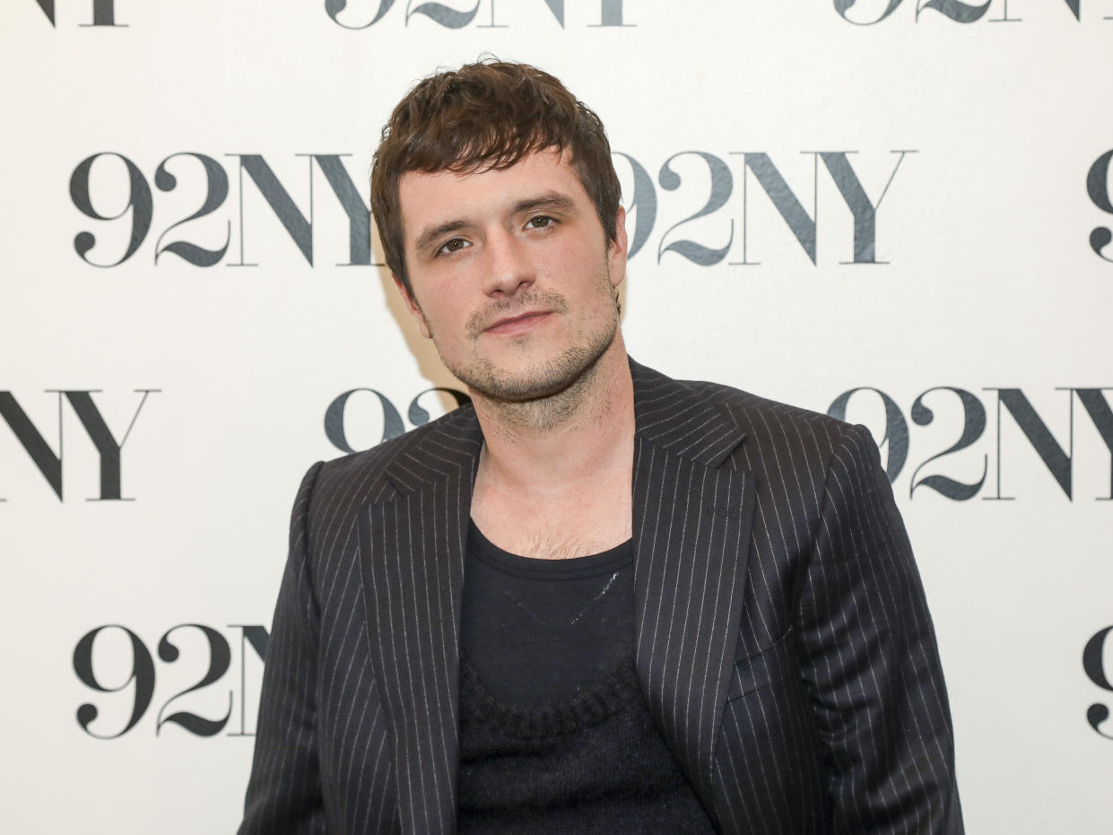 Actor Josh Hutcherson in conversation at the 92nd Street Y on Wednesday, Jan. 10, 2024, in New York. (Photo by Andy Kropa/Invision/AP)