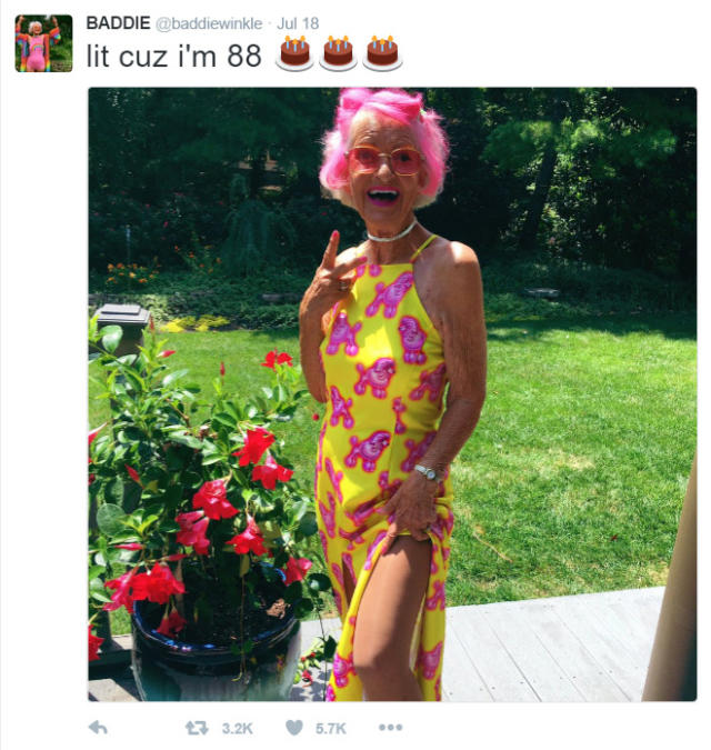 60 Photos Of Instagram's Most Stylish 92 Y.O. Grandma Baddie Winkle