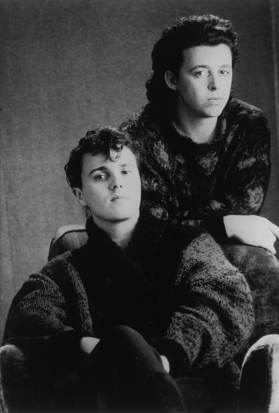 Tears for Fears' Curt Smith, left, and Roland Orzabal, back when they ruled the world.