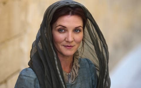 Michelle Fairley as Catelyn Stark - Credit: HBO