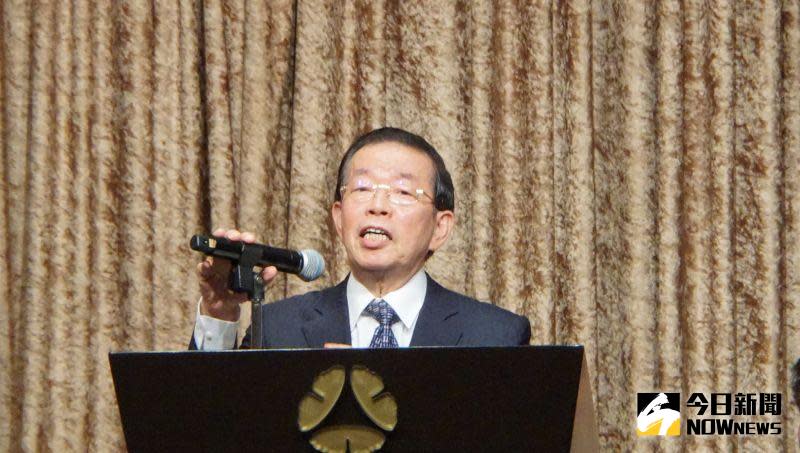 ▲謝長廷出席「台灣與日本—建構世界和平共同體—」座談會，表示「台灣有事，日本有事」已經從概念變成發生的事實（圖／記者呂炯昌攝）