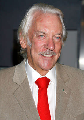 Donald Sutherland at the Los Angeles premiere of Autonomous Films' Fierce People