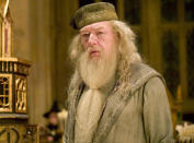 <p>Michael Gambon as Professor Dumbledore in Warner Bros. Pictures' Harry Potter and the Goblet of Fire - 2005</p>