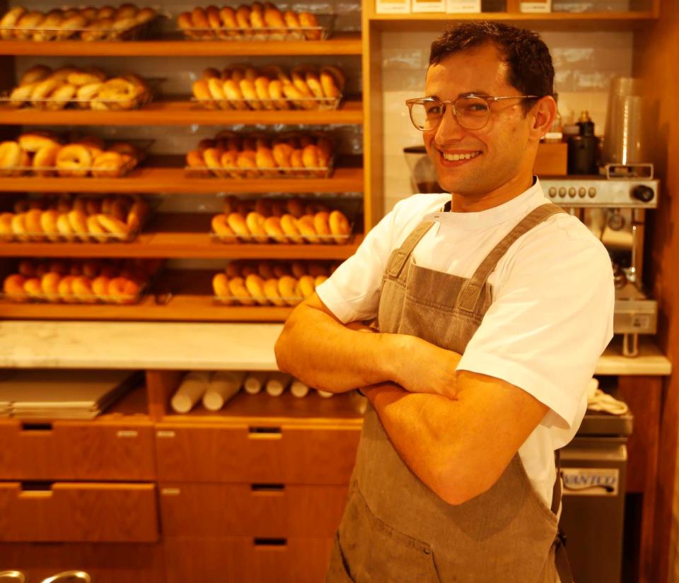 Owner Josh Steiner is shown inside Hive Bagel & Deli, a new bakery shop and café at 276 S. Front St. in Downtown Memphis, on Sept. 6, 2023.