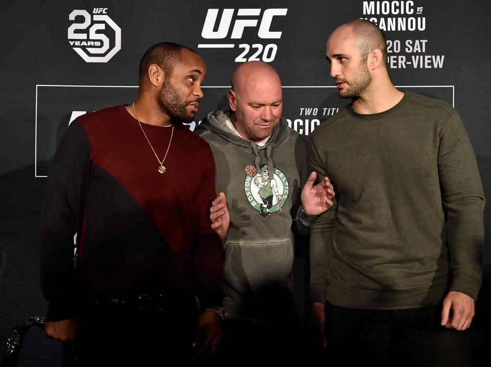 Volkan Oezdemir fights for the light-heavyweight title this weekend: Getty