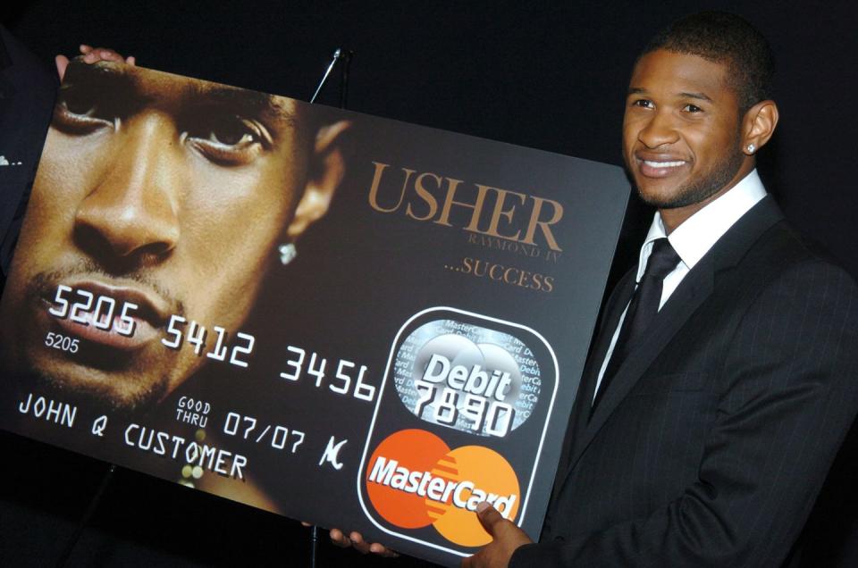 usher unveils the usher raymond iv debit master card