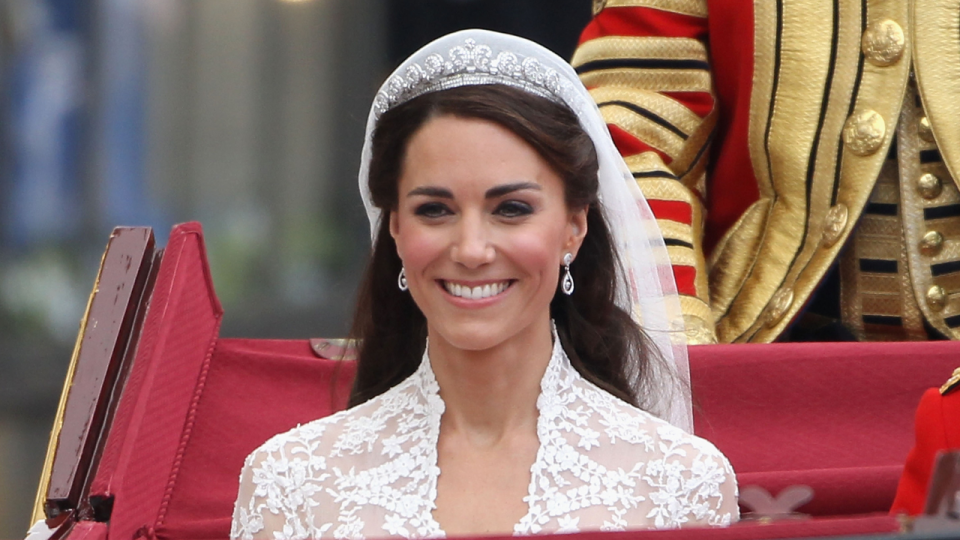 April 29, 2011: Kate Middleton at her Royal Wedding to Prince William