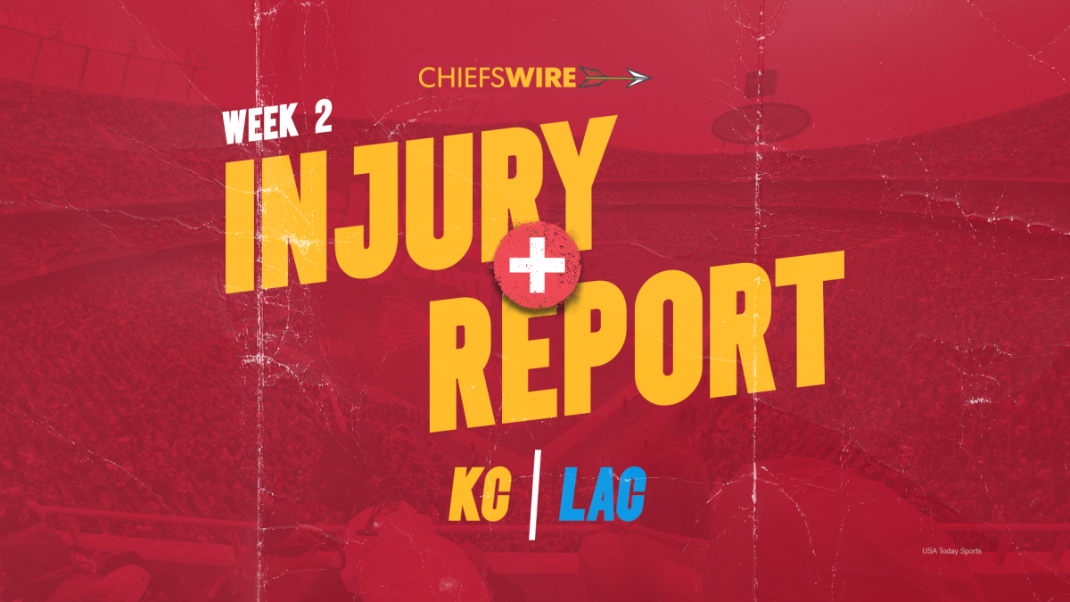 First injury report for Chiefs vs. Chargers, Week 2