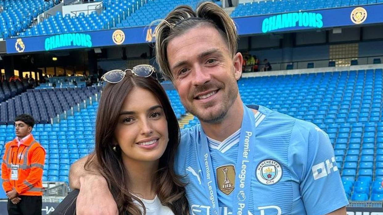 Jack Grealish and his girlfriend Sasha