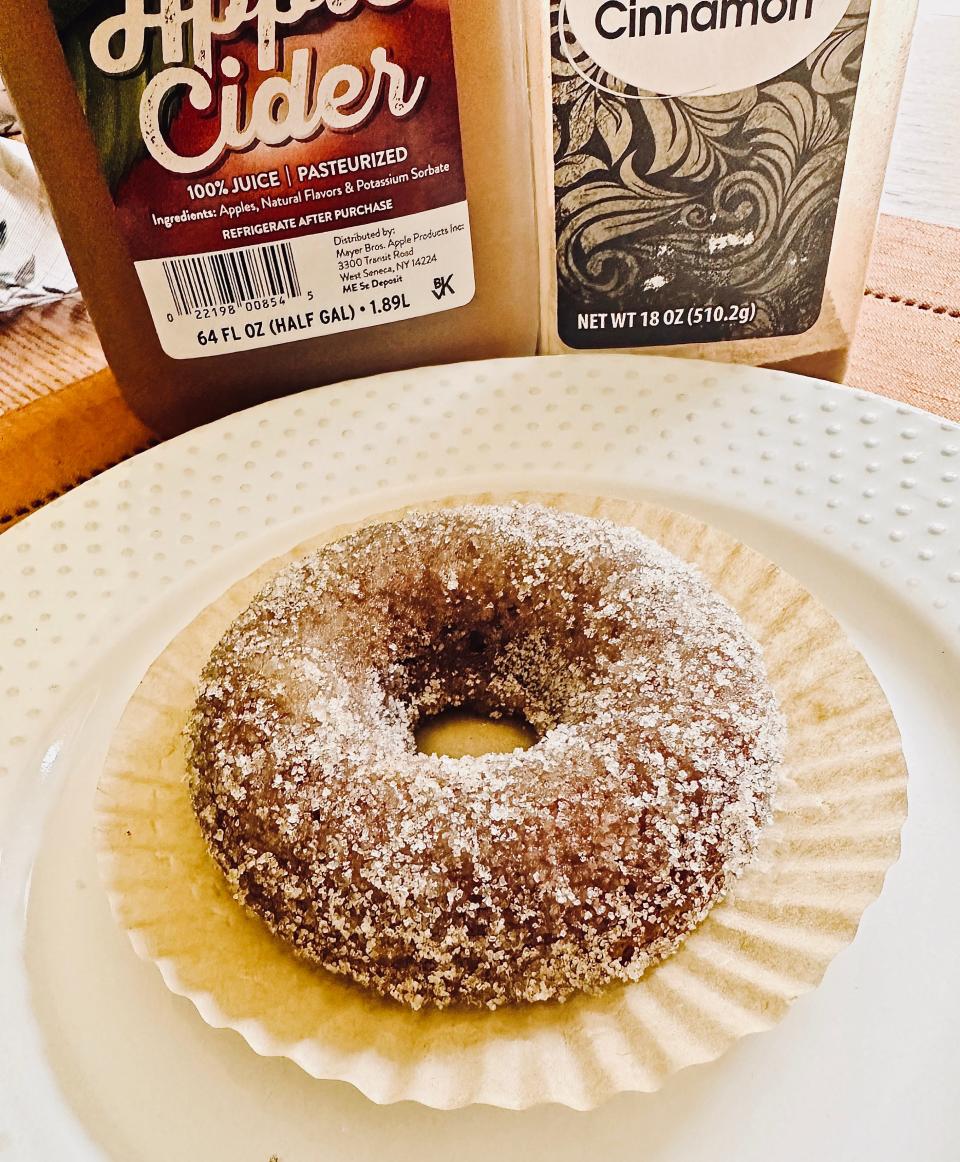Enjoy a taste of fall with these apple cider donuts.