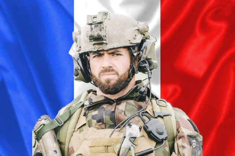 Le caporal-chef Maxime Blasco, du 7e bataillon de chasseurs alpins de Varces (Isère), tué le 24 septembre 2021 au Mali - - © 2019 AFP