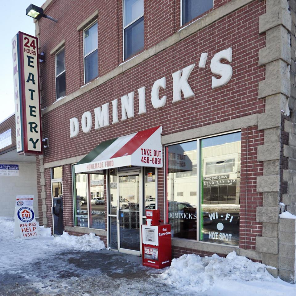 Dominick's restaurant is for sale, but remains open seven days a week.