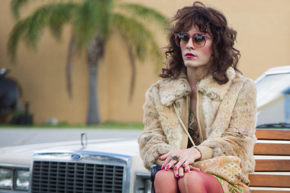 This image released by Focus Features shows Jared Leto as Rayon in a scene from "Dallas Buyers Club." The case of “Dallas Buyers Club” (six nominations, including best picture) is remarkable. A film that’s now counted among the nine best of the year by the Academy of Motion Picture Arts and Sciences took nearly two decades to get made. (AP Photo/Focus Features, Anne Marie Fox, File)