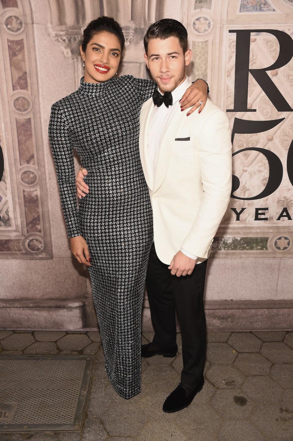 Priyanka Chopra Jonas and Nick Jonas at a Ralph Lauren event on September 7, 2018.