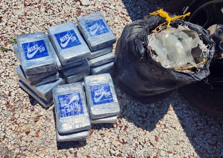 Scuba divers found more than two dozen individually wrapped packages of suspected cocaine   off Key West, Florida, authorities said Wednesday. / Credit: Monroe County Sheriff's Office