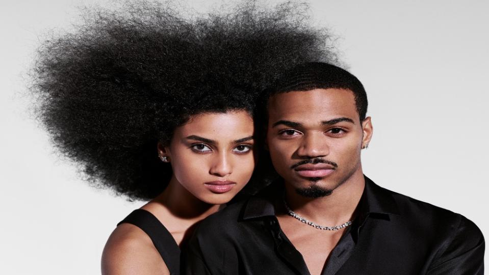 The new campaign features model Iman Hammam and actor Tyshawn Jones. - Credit: Tiffany & Co.