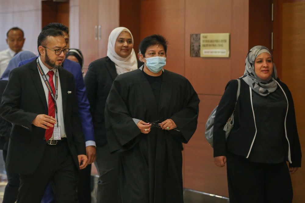 Deputy Dewan Rakyat Speaker Datuk Seri Azalina Othman (centre) is pictured at Parliament in Kuala Lumpur July 14, 2020. — Picture by Yusof Mat Isa