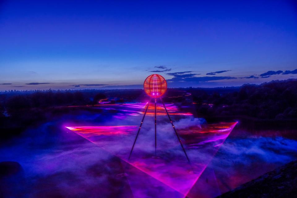 528 Hz Love Frequency at Houghton Hall, Installation view, 2021 - Courtesy the artist, Photo Michael Fung