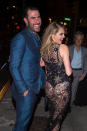 <p>Justin Verlander (L) and model Kate Upton attend Carine Roitfeld hosts birthday party for Kate Upton at The Blond at 11 Howard Hotel on June 8, 2016 in New York City. (Photo by Michael Stewart/Getty Images) </p>