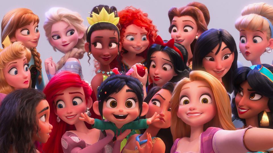 best group costumes: Disney princesses