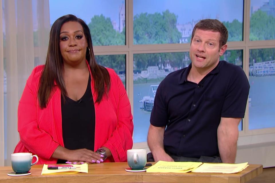 Alison Hammond and Dermot O’Leary paid tribute to Phillip Schofield following his departure (ITV)